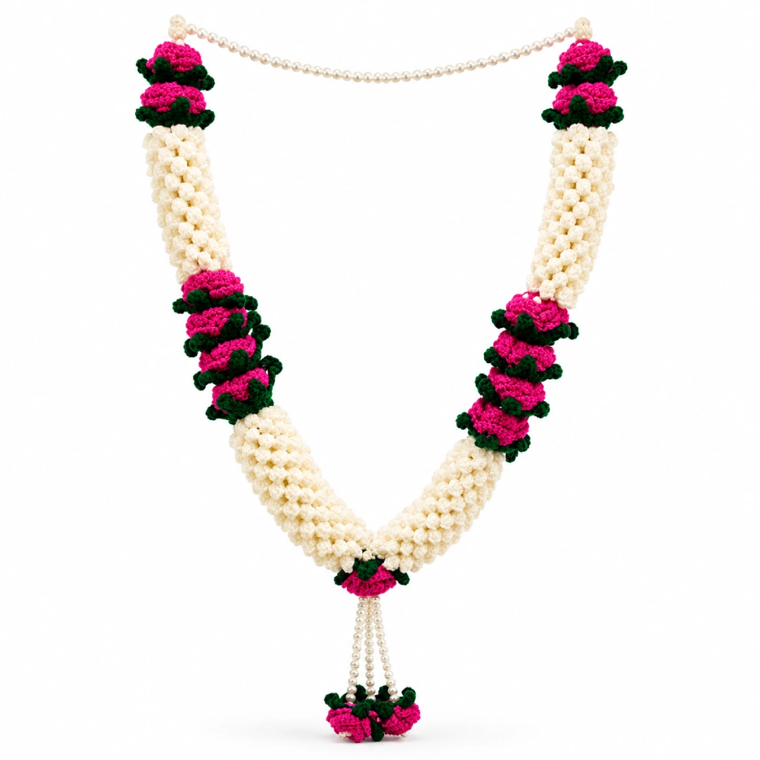 Handmade Crochet Jaimala Garland