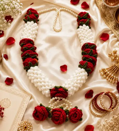 Handmade Crochet Deity Varmala